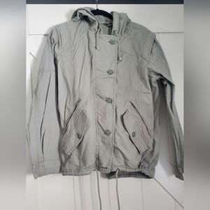 Never worn military 2-in-1 jjacket with removable vest